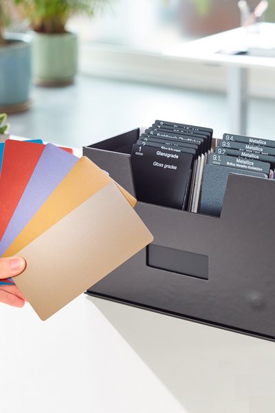 Showcasing finish options