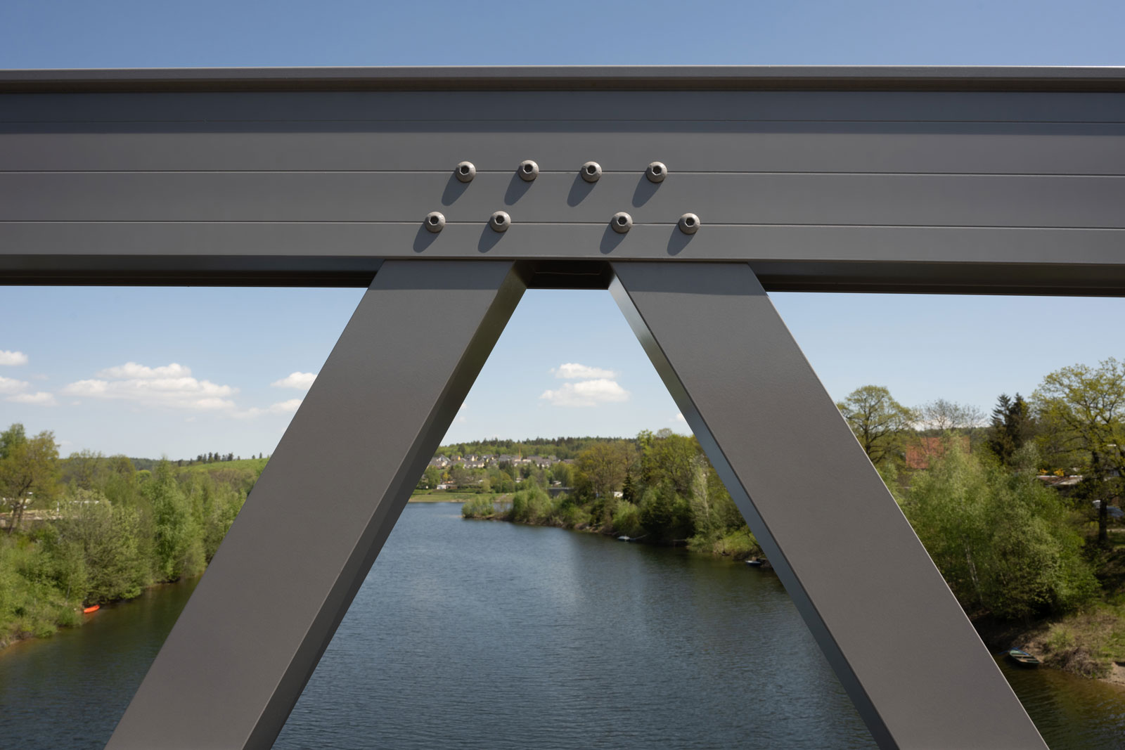 Detail view of the bridge